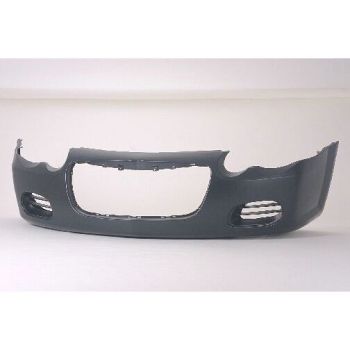 CHRYSLER SEBRING/SEDAN FRONT BUMPER COVER PRIMED (W/O FOG)(W/O WASHER)**CAPA** OEM#4805890AB 2004-2006 PL#CH1000405C