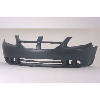 DODGE TRUCKS & VANS CARAVAN FRONT BUMPER COVER PRIMED (W/FOG) **CAPA** OEM#5139118AA 2005-2007 PL#CH1000430C