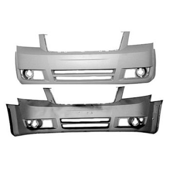 DODGE TRUCKS & VANS GRAND CARAVAN FRONT BUMPER COVER PRIMED (SXT) **CAPA** OEM#1AG02TZZAB (P) 2008-2010 PL#CH1000931C