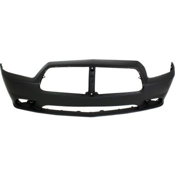 DODGE CHARGER FRONT BUMPER COVER PRIMED (WO/ADAPTIVE CRUISE)(EXC SRT-8)**CAPA** OEM#68092596AA 2011-2014 PL#CH1000992C