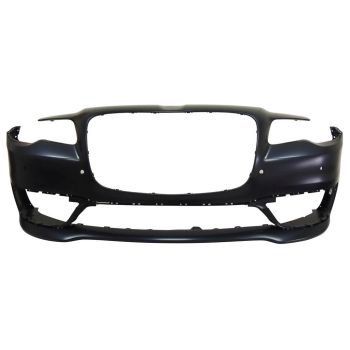 CHRYSLER 300 FRONT BUMPER COVER PRIMED (W/ SENSOR)(1PC BMP APPLICUE)(W/APPEARANCE PKG) OEM#5PP57TZZAD 2017-2023 PL#CH1000A35