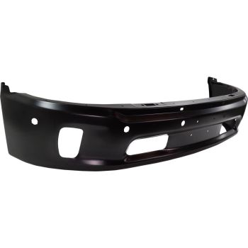 DODGE TRUCKS & VANS DODGE/PU (R1500) FRONT BUMPER BLACK (W/ FOG)(W/ SENSOR)**CAPA** OEM#68160858AA 2013-2022 PL#CH1002400C
