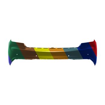 DODGE TRUCKS & VANS DURANGO FRONT BUMPER COVER UPPER PRIMED (W/PARK ASSIST) OEM#6PP35TZZAB 2014-2020 PL#CH1014128