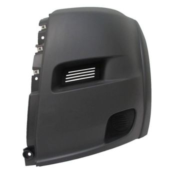 DODGE TRUCKS & VANS PROMASTER 1500/2500/3500 FRONT BUMPER COVER LEFT (Driver Side) TXT-GRAY (WO/FOG)(WO/SENSOR) **CAPA** OEM#1ZT92LAHAA 2014-2018 PL#CH1016106C