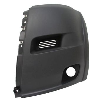 DODGE TRUCKS & VANS PROMASTER 1500/2500/3500 FRONT BUMPER COVER LEFT (Driver Side) TXT-GRAY (W/FOG)(WO/SENSOR) **CAPA** OEM#1ZT96LAHAA 2014-2018 PL#CH1016107C