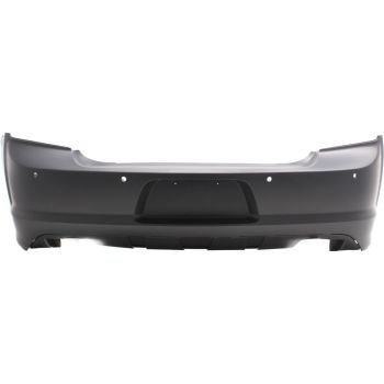 DODGE CHARGER REAR BUMPER COVER PRIMED (W/ SENSOR)(SRT-8) **CAPA** OEM#68071979AC 2012-2014 PL#CH1100978C