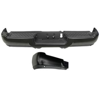 DODGE TRUCKS & VANS DODGE/PU  (R2500/3500) REAR STEP BMP ASSY BLACK (W/SENSOR) OEM#68576320AA-PFM 2019-2024 PL#CH1103172