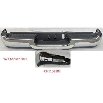 DODGE TRUCKS & VANS DODGE/PU  (R2500/3500) REAR STEP BMP ASSY CHROME (WO/SENSOR) OEM#68576316AA-PFM 2019-2024 PL#CH1103182