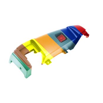 DODGE TRUCKS & VANS PROMASTER 1500/2500/3500 REAR BUMPER SIDE COVER RIGHT (Passenger Side) TXT-GRAY W/REFLECTOR (WO/BSD) OEM#5MA17LAHAA 2014-2018 PL#CH1117104