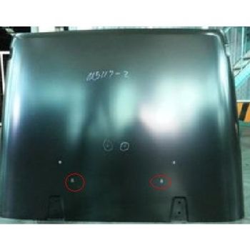 JEEP WRANGLER (JK) HOOD (STD)(2 WASHER NOZZLE)**CAPA** OEM#68170741AC 2007-2018 PL#CH1230304C