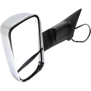 DODGE TRUCKS & VANS DODGE/PU (R2500/3500) DOOR MIRROR LEFT (Driver Side) PWR/HTD/SIGNAL/PUDDLE/MEMORY (CHR)(TOW TYPE) OEM#68143807AE 2012 PL#CH1320334