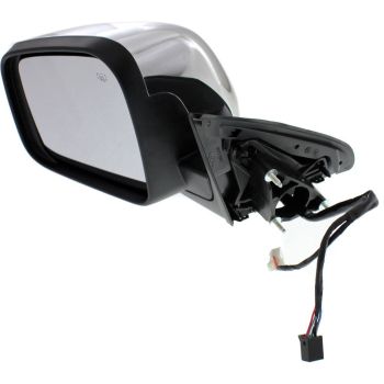JEEP GRAND CHEROKEE DOOR MIRROR LEFT (Driver Side) PWR/HTD/SIGNAL/MEMORY/M-FOLD (CHROME CVR)(WO/BSD) OEM#68365717AC 2014-2016 PL#CH1320358