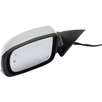 CHRYSLER 300  DOOR MIRROR LEFT (Driver Side) PWR/HTD/SIGNAL/PUDDLE/MEMORY/BSD (CHROME CVR)(WO/DIM OEM#57010421AJ-PFM 2012-2019 PL#CH1320426