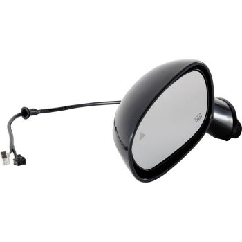 DODGE CHALLENGER  DOOR MIRROR LEFT (Driver Side) PWR/HTD (W/BSD)(PTM) OEM#5LD67DX8AD 2015-2019 PL#CH1320483