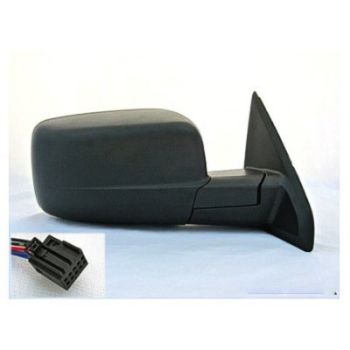 DODGE TRUCKS & VANS DODGE/PU (R1500) DOOR MIRROR RIGHT (Passenger Side) POWER/HEATED (SINGLE GLASS)(TEXT BLK) OEM#55372066AH (P) 2009-2012 PL#CH1321303