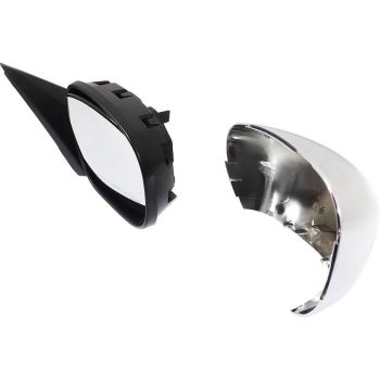 CHRYSLER 300 DOOR MIRROR RIGHT (Passenger Side) PWR/HTD/MANUAL-FOLD (CHROME CVR)(WO/MEMORY)(8 hole/5 wire) OEM#4805882AK-PFM 2005-2010 PL#CH1321324