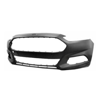 FORD FUSION HYBRID/ENERGI FRONT BUMPER COVER PRIMED (W/TOW HOOK HOLE)(WO/ACTIVE PARK ASSIST SENSOR HOLES) OEM#ES7Z17757DAPTM 2013-2016 PL#FO1000687