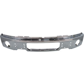FORD TRUCKS & VANS FORD/PU F150 (EXC SVT RAPTOR) FRONT BUMPER CHROME (W/ FOG) OEM#9L3Z17757B 2009-2014 PL#FO1002411