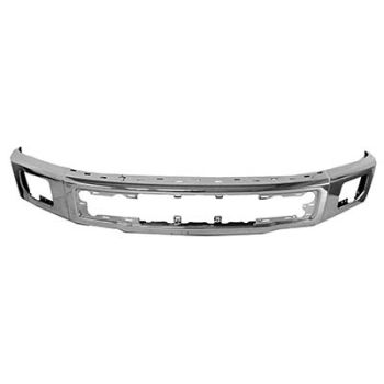 FORD TRUCKS & VANS FORD/PU  (F150)(EXC RAPTOR) FRONT BUMPER CHROME (W/FOG)(WO/PLASTIC END CAPS) OEM#FL3Z17757A 2015-2017 PL#FO1002422