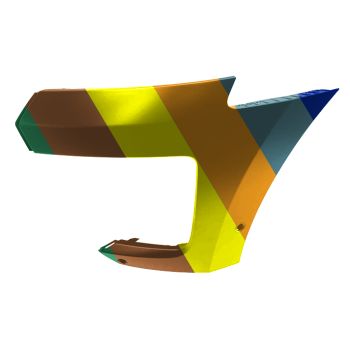 FORD TRUCKS & VANS EXPEDITION FRONT BUMPER COVER LEFT (Driver Side) PRIMED (W/SENSOR)(W/ACTIIVE PK ASSIST) OEM#NL1Z8419CBPTM 2022-2024 PL#FO1016105