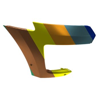 FORD TRUCKS & VANS EXPEDITION FRONT BUMPER COVER LEFT (Driver Side) PRIMED (W/SENSOR)(W/ACTIIVE PK ASSIST) OEM#NL1Z8419CAPTM 2022-2024 PL#FO1017105