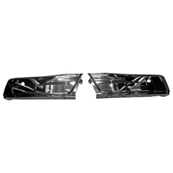 FORD TRUCKS & VANS FORD/PU  (F150)(EXC RAPTOR) REAR FACE BAR SET CHROME (RH&LH)(W/SENSOR) OEM#FL3Z17906B 2015-2020 PL#FO1102381