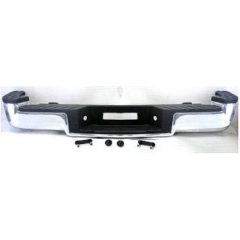 FORD TRUCKS & VANS FORD/PU (F150 EXC HERITAGE) STEP BUMPER ASSEMBLY CHROME (FLARESIDE)(PULL BAR)(W/O SENSOR) OEM#4L3Z17906MA-PFM (P) 2006-2008 PL#FO1103144