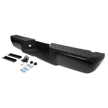 FORD TRUCKS & VANS FORD/PU (F250/350/450) Super Duty REAR STEP BUMPER ASSEMBLY PTD W/BLK PAD (WO/SENSOR)**CAPA** OEM#9C3Z17906APTM-PFM (P) 2013-2016 PL#FO1103174C