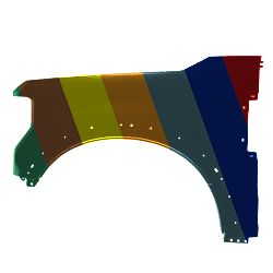 FORD TRUCKS & VANS FORD/PU F250/350/450 (SUPER DUTY) FENDER LEFT (Driver Side) (W/WHEEL OPENNG MLDG)(ALUM)(F250/F350) OEM#JC3Z16006B 2017-2019 PL#FO1240313