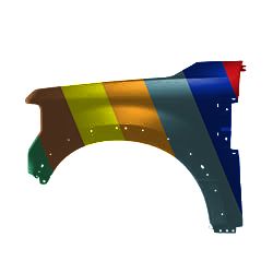 FORD TRUCKS & VANS FORD/PU F250/350/450 (SUPER DUTY) FENDER LEFT (Driver Side) (W/WHEEL OPENNG MLDG)(ALUM)(F250/F350) OEM#LC3Z16006E 2020-2022 PL#FO1240332