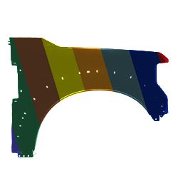 FORD TRUCKS & VANS FORD/PU F250/350/450 (SUPER DUTY) FENDER RIGHT (Passenger Side) (W/WHEEL OPENNG MLDG)(ALUM)(F450/F550) OEM#JC3Z16005C 2017-2019 PL#FO1241314