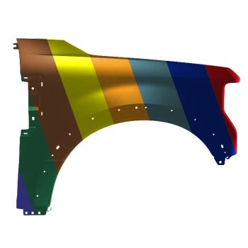 FORD TRUCKS & VANS FORD/PU F250/350/450 (SUPER DUTY) FENDER RIGHT (Passenger Side) (W/WHEEL OPENNG MLDG)(STEEL)(F250/F350) OEM#LC3Z16005B-PFM 2020-2022 PL#FO1241333