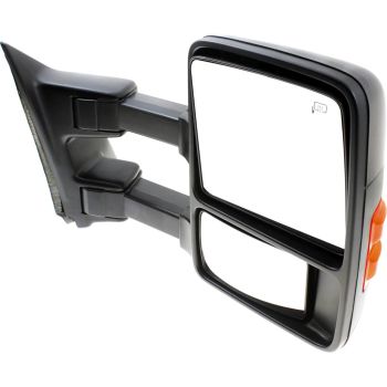 FORD TRUCKS & VANS FORD/PU  (F250/350/450/550) Super Duty DOOR MIRROR RIGHT (Passenger Side) PWR/HTD/SIGNAL/MEMORY/P-FOLD (PWR TELESCOPING)(BLACK&CHROME CVR)(TOW OEM#9C3Z17682MA-PFM 2009-2010 PL#FO1321492