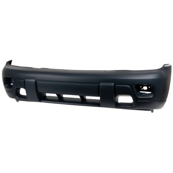 GM TRUCKS & VANS TRAILBLAZER FRONT BUMPER COVER PRIMED W/FOG (EXC. LT & SS) OEM#88943617 2002-2009 PL#GM1000672