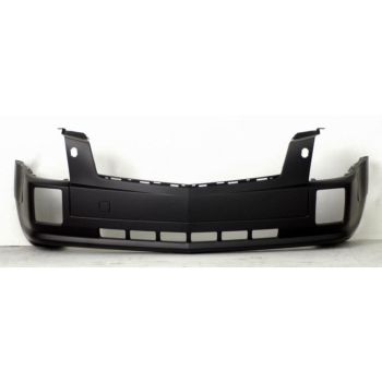 CADILLAC SRX FRONT BUMPER COVER PRIMED (WO/SPORT)(W/ HEAD LAMP WASHER)(1 PC TYPE)**CAPA** OEM#19121107 2004-2009 PL#GM1000695C