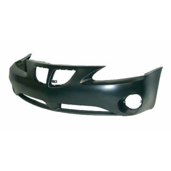 PONTIAC GRAND PRIX FRONT BUMPER COVER PRIMED ASSEMBLY (BASE/GT/GTP)(W/LWR INSERT)(WO/Letters) OEM#12335942-PFM 2004-2008 PL#GM1000698