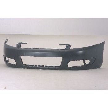 CHEVROLET IMPALA / IMPALA LIMITED (2pc T/L) FRONT BUMPER COVER BLACK (W/FOG)(LT) OEM#89025048-PFM 2006-2016 PL#GM1000889