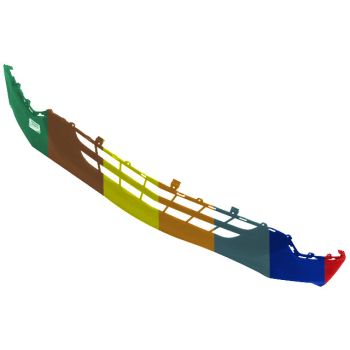 GM TRUCKS & VANS EQUINOX FRONT BUMPER COVER LOWER BLACK (WO/ENGINE BLOCK HEATER) OEM#84150755 2018-2021 PL#GM1015149