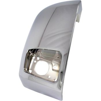 GM TRUCKS & VANS SILVERADO/PU 2500/3500 (CHEVY) FRONT BUMPER END RIGHT CHROME (W/FOG) OEM#15839252 2007-2010 PL#GM1017108