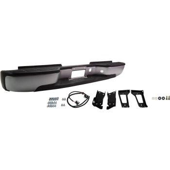 GM TRUCKS & VANS SILVERADO/PU (CHEVY) (07 OLD STYLE) STEP BUMPER ASSEMBLY PTD(FLEETSIDE)(2500HD/3500) OEM#12473001-PFM 1999-2007 PL#GM1103141