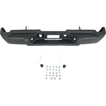 GM TRUCKS & VANS SILVERADO/PU 2500/3500 STEP BUMPER ASSY BLACK(DUAL REAR WHEEL)(WO/SENSOR) OEM#20899965-PFM 2010 PL#GM1103163