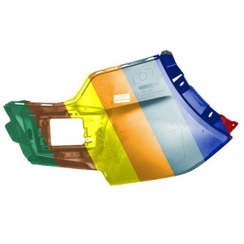 CADILLAC XT5 REAR BUMPER COVER SIDE UPPER RIGHT (Passenger Side) (WO/PARALLEL PK ASSIST) OEM#84144327 2017-2020 PL#GM1117108