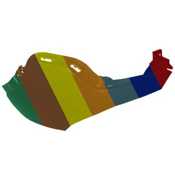 GM TRUCKS & VANS TRAX REAR BUMPER COVER RIGHT (Passenger Side) (MEXICO BUILT) OEM#95242009 2015-2016 PL#GM1117111