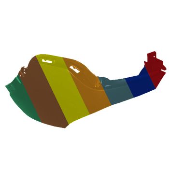 GM TRUCKS & VANS TRAX REAR BUMPER COVER RIGHT (Passenger Side) (KOREA BUILT) OEM#42353334 2015-2016 PL#GM1117112