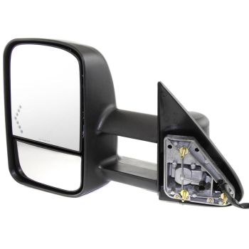 GM TRUCKS & VANS YUKON/YUKON XL (GMC) DOOR MIRROR LEFT (Driver Side) POWER/HEATED (W/SIGNAL IN GLASS)(TOW TYPE)((DUAL MIRROR)(TEXT) OEM#15904034 2003-2006 PL#GM1320355