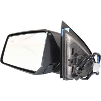 SATURN OUTLOOK  DOOR MIRROR LEFT (Driver Side) PWR/HTD/M-FOLD (WO/SIGNAL)(1st DESIGN)BLACK OEM#25894453 2007-2008 PL#GM1320363