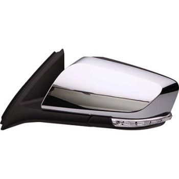CHEVROLET IMPALA  (NEW)(4pc T/L) DOOR MIRROR LEFT (Driver Side) PWR/HTD/SIGNAL/PUDDLE/MEMORY (WO/BSD OEM#22936937-PFM 2014-2017 PL#GM1320460