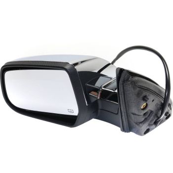 GM TRUCKS & VANS EQUINOX DOOR MIRROR LEFT (Driver Side) POWER/HEATED (WO/MEMORY)(CHR CVR)(WO/BLIND SPOT GLASS) OEM#23467320 2015-2017 PL#GM1320476