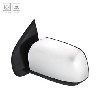 GM TRUCKS & VANS CANYON (GMC)  DOOR MIRROR LEFT (Driver Side) PWR/HTD (1st DESIGN)(W/SPOT GLASS)(CHROME CVR) OEM#23408200 2015-2017 PL#GM1320522