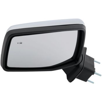GM TRUCKS & VANS SIERRA/PU 1500 (22 OLD STYLE) DOOR MIRROR LEFT (Driver Side) PWR/HTD/SIGNAL (W/BSD)(CHROME)(STD) OEM#84823227-PFM 2019-2022 PL#GM1320627